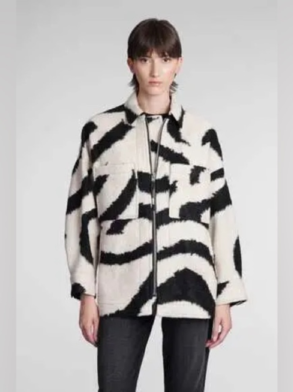 Maison d’Amelie Overaized Shirt Jacket fall Winter Shacket size Medium Women’s